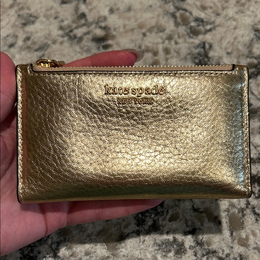 Kate Spade Metallic Gold Wallet